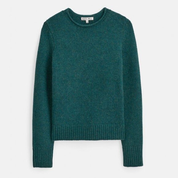 Alex Mill Teal Crew Neck Sweater - Picture 2 of 7